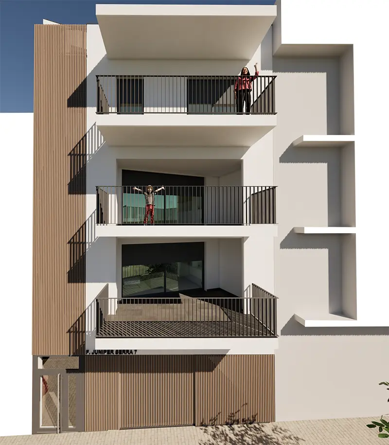 Promoción de 4 viviendas obra nueva en el Barrio de la Paz en Vilanova del Camí